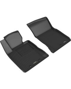 3D MAXpider 2012-2016 Hyundai Genesis Kagu 1st Row Floormat - Black - L1HY02311509