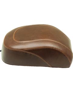 Mustang 06-17 Harley Dyna Wide Tripper Forward Passenger Seat Diamond Stitch - Black - 76705