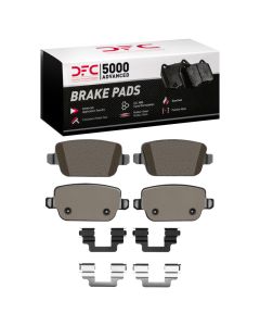 DFC 08-12 Land Rover LR2 Rear 5000 Advanced Low Metallic Brake Pads and Hardware Kit - 1551-1314-02