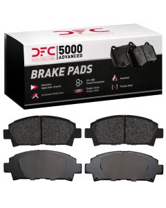DFC 92-95 Toyota MR2 Front 5000 Advanced Semi Metallic Brake Pads - 1551-0582-00
