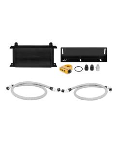 Mishimoto 79-93 Ford Mustang 5.0L Thermostatic Oil Cooler Kit - Black - MMOC-MUS-79TBK