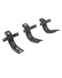 Go Rhino 2021+ Ford Bronco Brackets for OE Xtreme Cab Length Side Steps Textured Black - 6841295