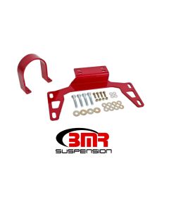 Red BMR Front Driveshaft Safety Loop for S197 Mustang