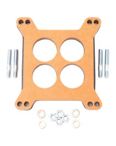 Edelbrock Spacer Carburetor 1/2In Wood Fiber Laminate Four-Hole - 8723