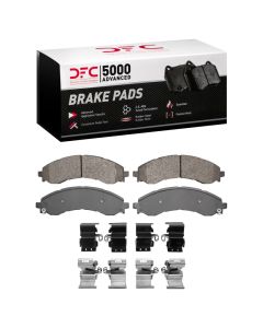 DFC 21-25 Chevrolet Express 4500 Front 5000 Advanced Semi Metallic Brake Pads and Hardware Kit - 1551-2404-01
