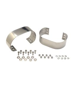 Kentrol 76-95 Jeep CJ/Wrangler YJ Bumperettes Pair - Polished Silver - 30438