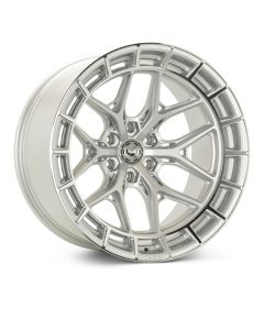 Vossen HFX-1 22x10 / 6x135 BP / ET-18 / 87.1 CB / Super Deep - Silver Polished Wheel - HFX1-2F31