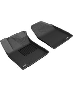3D MAXpider 2019-2020 Hyundai Kona Electric Kagu 1st Row Floormat - Black - L1HY09111509