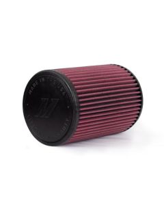 Mishimoto Air Filter w/ Molded Logo Red Oil 8 Layer Cotton w/ Worm Gear Clamp - MMAF-3505