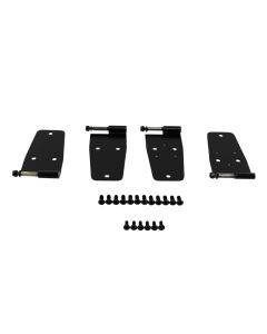 Kentrol 76-93 Jeep CJ/Wrangler YJ Hardtop Door Hinge Set 4 Pieces - Powdercoat Black - 50420