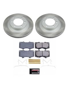 Power Stop 03-09 Toyota 4Runner Front Semi-Coated Rotor Kit - SC2421
