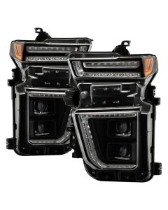 Spyder Chevy Silverado 20-23 HD 2500/3500 High-Power LED Module - Black (PRO-YD-CSHD20AP-SEQ-BK) - 5088840
