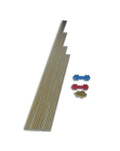 Nitrous Express 6 Cyl Tubing Kit (3 - 14in / 3 - 16in / 3 - 20in / 3 - 24in Tubing Incl B-Nuts) - 80065