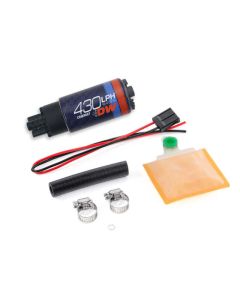 DeatschWerks Universal DW430C 430lph Compact Fuel Pump with Install Kit - 9-437-1000