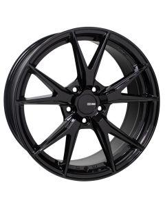 Enkei Phoenix 17x7.5 38mm Offset 5x114.3 72.6mm Bore Gloss Black Wheel - 523-775-6538BK