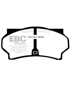 EBC 11-16 BMW Z4 E89 Ultimax Front Brake Pads - UD9181