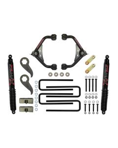 Skyjacker 2011-2019 GM 2500HD/3500HD 2WD/4WD 3-3.5in UCA Lift Kit w/Rear Black Max B8500 Shocks - C11350PB