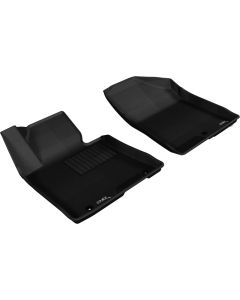 3D MAXpider 2013-2017 Hyundai Elantra GT Kagu 1st Row Floormat - Black - L1HY01811509