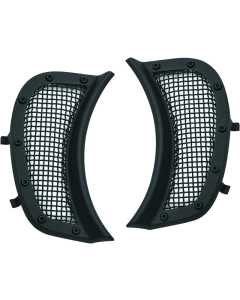 Kuryakyn Mesh Headlight Vent Accents - Black 6519