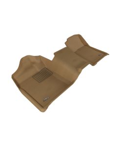 3D MAXpider 2007-2013 Chevrolet/GMC Silverado/Sierra Regular Cab Kagu 1st Row Floormat - Black - L1CH05511509