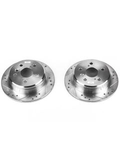 Power Stop 97-01 Lexus ES300 Rear Evolution Drilled & Slotted Rotors - Pair - JBR718XPR
