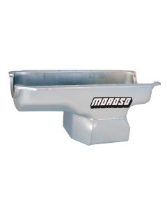Moroso Mopar 273-340 (w/Center Sump) Deep Wet Sump 8qt 10in Steel Oil Pan - 20710