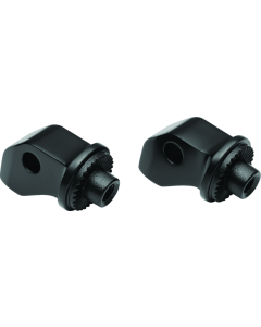 Satin Black Front Peg Adapter for 15-20 Scout - Kuryakyn