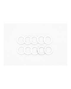 DeatschWerks -4 AN Aluminum Crush Washer (Pack of 10) - 6-02-0301