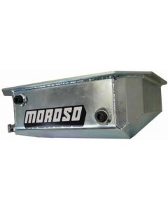 Moroso Road Race Baffled Wet Sump Extra Capacity 5.5in Steel Oil Pan Acura/Honda K Series Notched- MORO-20919