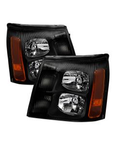 Xtune Cadillac Escalade Hid Model Only 2003-2006 OEM Style Headlights Black HD-JH-CAES03-HID-BK - 9029592