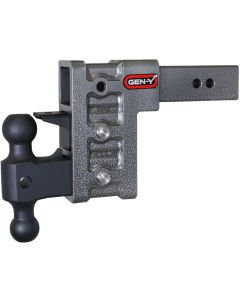 Gen-Y Mega Duty 2.5in Shank 6in Drop 3K TW 21K Hitch w/GH-061 Dual-Ball/GH-062 Pintle Lock - GH-623