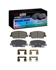 DFC 13-15 Hyundai Veloster Front 4000 HybriDynamic Brake Pads and Hardware Kit - 4000-1413-02