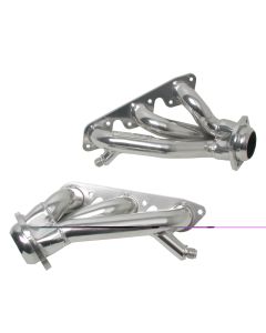 BBK 99-04 Mustang V6 Shorty Tuned Length Exhaust Headers - 1-5/8 Silver Ceramic - 40080