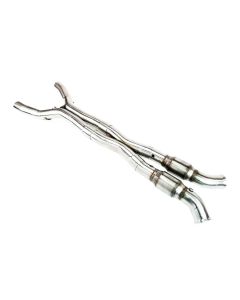 Kooks Stainless Steel 3 x 2.75 Green Catted X-Pipe Chevrolet Corvette C7 6.2L 2014-2019- KOOK-21703300