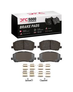 DFC 01-07 Toyota Highlander Front 5000 Advanced Ceramic Brake Pads and Hardware Kit - 1551-0884-01