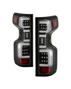 Spyder Chevy Silverado 19-20 LED Tail Light Black ALT-YD-CS19HAL-BK - 5087256