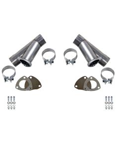 Granatelli 4.0in Stainless Steel Manual Dual Exhaust Cutout - 306540D