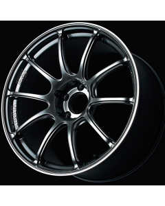 Advan RZII 17x8.0 / +45 Offset / 5-114.3 / 73mm Bore / Racing Hyper Black & Ring - YAZ7G45EHB