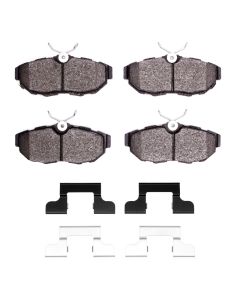DFC 07-14 Ford Mustang Rear 5000 Advanced Low Metallic Brake Pads and Hardware Kit - 1552-1465-01