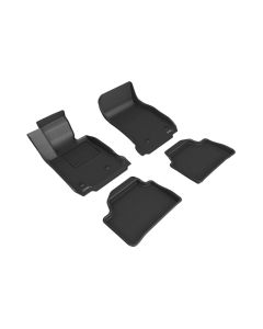 3D Maxpider 12-19 BMW 1 Series Kagu Floor Mat- Black R1 R2 - L1BM03601509