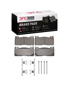 DFC 16-20 Ford Mustang Front 5000 Advanced Low Metallic Brake Pads and Hardware Kit - 1551-1853-01
