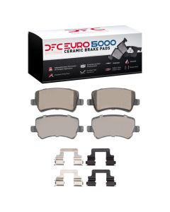 DFC 07-18 Volvo XC60/S60/V60/S80 Rear Euro 5000 Ceramic Brake Pads and Hardware Kit - 1600-1307-02