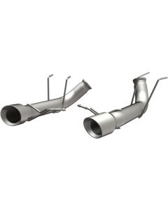 MagnaFlow 13 Ford Mustang Dual Split Rear Exit Stainless Axle-Back Cat Back Exhaust (Competition) - 15152