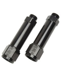 Russell Performance DEMON CARB INLET FITTING IN BLK/SLVR - 640773