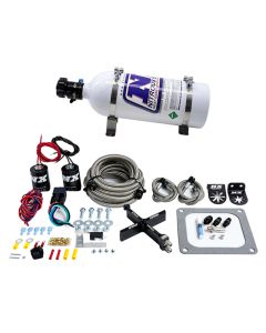 Nitrous Express 4500 Covert Crossbar Plate System Stage 6 50-300HP (5lb Bottle) - 63071-05