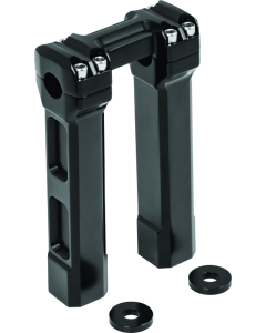 Kuryakyn 8inch Billet Handlebar Risers Black - 6135