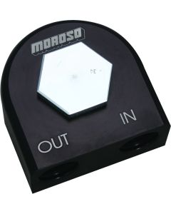 Moroso Universal Remote Oil Filter Adapter - 90 Degree - 3/4in-16 Thread - 23682