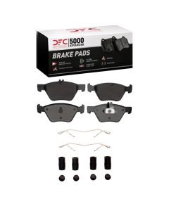 DFC 96-08 Chrysler Crossfire Front 5000 Advanced Low Metallic Brake Pads and Hardware Kit - 1551-0740-01