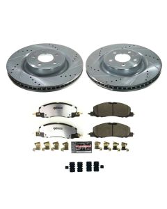 Power Stop 20-22 Lincoln Aviator Front Z36 Truck & Tow Brake Kit - K8672-36