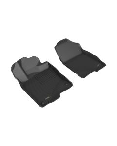 3D MAXpider 2022 Honda Civic Kagu 1st Row Floormat - Black - L1HD11911509